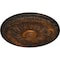 Ekena Millwork Kirke Ceiling Medallion (Fits Canopies up to 3 3/4"), Hand-Painted Rust, 15 3/4"OD x 5/8"P CM16KIRUS - alternate 4
